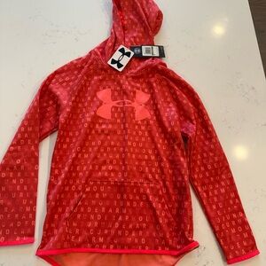 NWT Under Armour Logo Pullover Hooded Sweatshirt